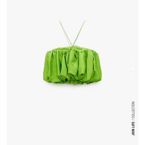 Zara BLOGGERS FAV LIMITED EDITION VOLUMINOUS TOP - Picture 6 of 8